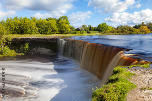 Fototapeta Naklejka Na Ścianę i Meble -  Biggest waterfall in Estonia. Long exposure.
