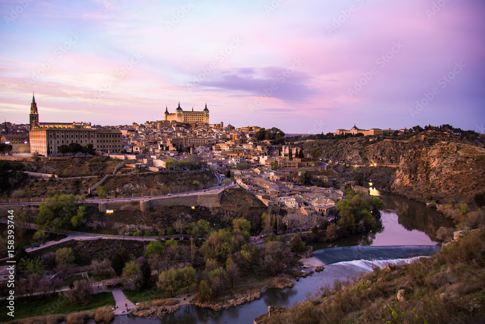 Tramonto su Toledo, Spagna