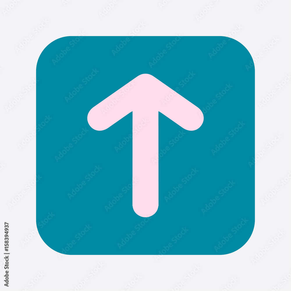 Arrow icon. Pointer direction for land navigation. Arrow icon. Pointer direction for land navigation.