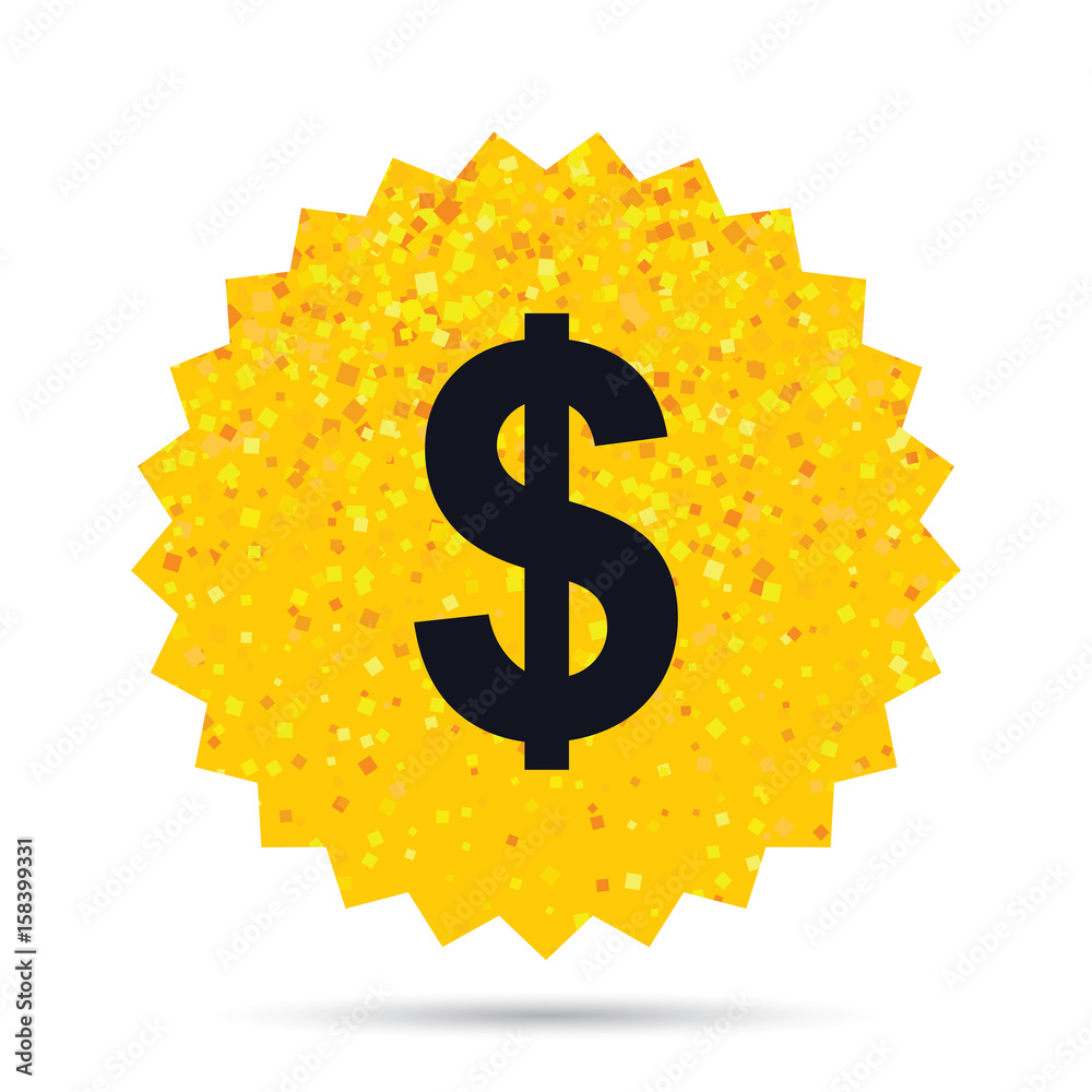 Dollar sign icon. USD currency symbol. Dollar sign icon. USD currency symbol.