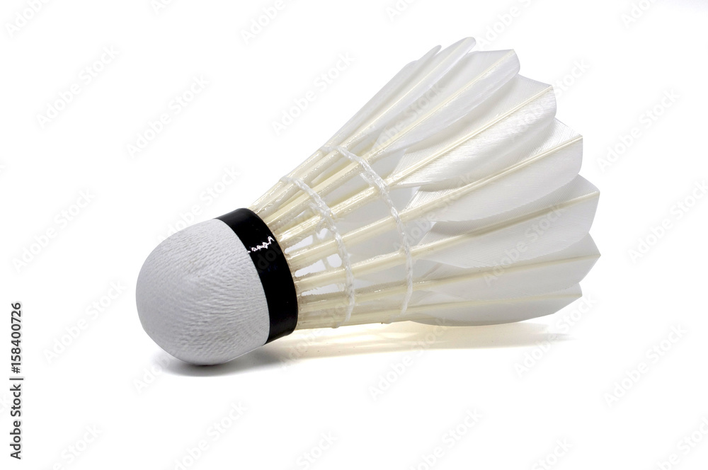 volant badminton Stock Photo | Adobe Stock