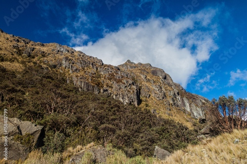 Landscape of National Park Cajas, Ecuador