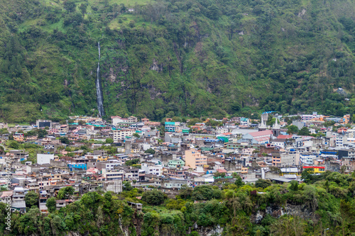 Banos de Agua Santa, popular tourist destination in Ecuador