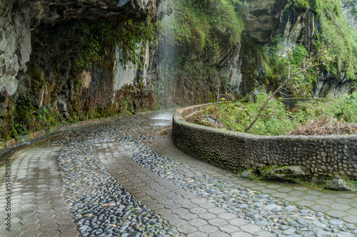 Cycling path from Banos to Puyo, Ecuador photo