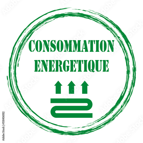 Logo consommation énergétique.