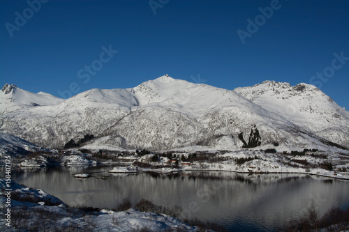 Sildpollnes Kirche, Lofoten, Norwegen