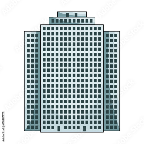 High-rise building, skyscraper,Realtor single icon in cartoon style vector symbol stock illustration web. photo