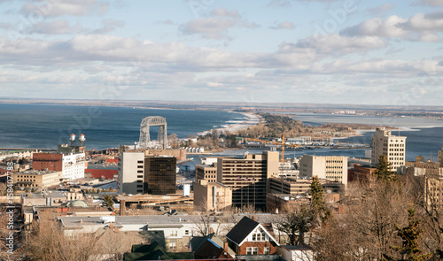 Photography Duluth Minnesota Downtown City Skyline Port City Lake Superior