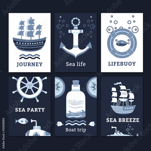  ollection of marine cards.