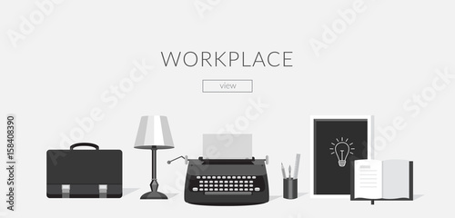 Workplace of the writer.