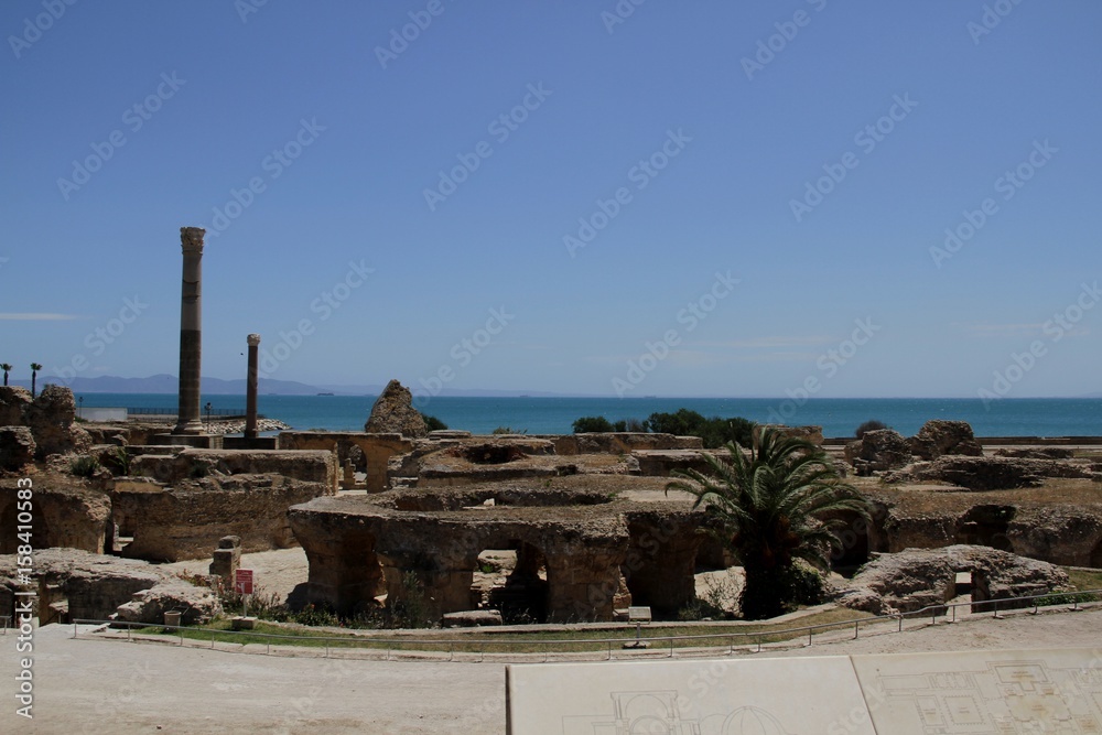 view from the old ruins of the sea