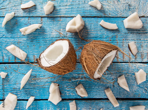 close-up of a coconut oil