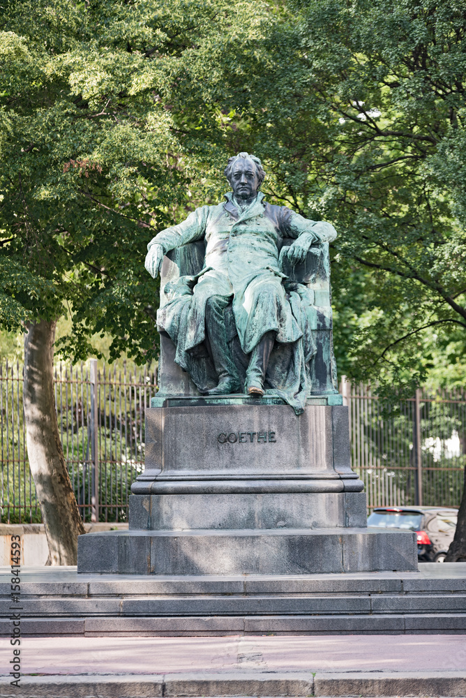 Johann Wolfgang von Goethe Statue in Vienna, Austria