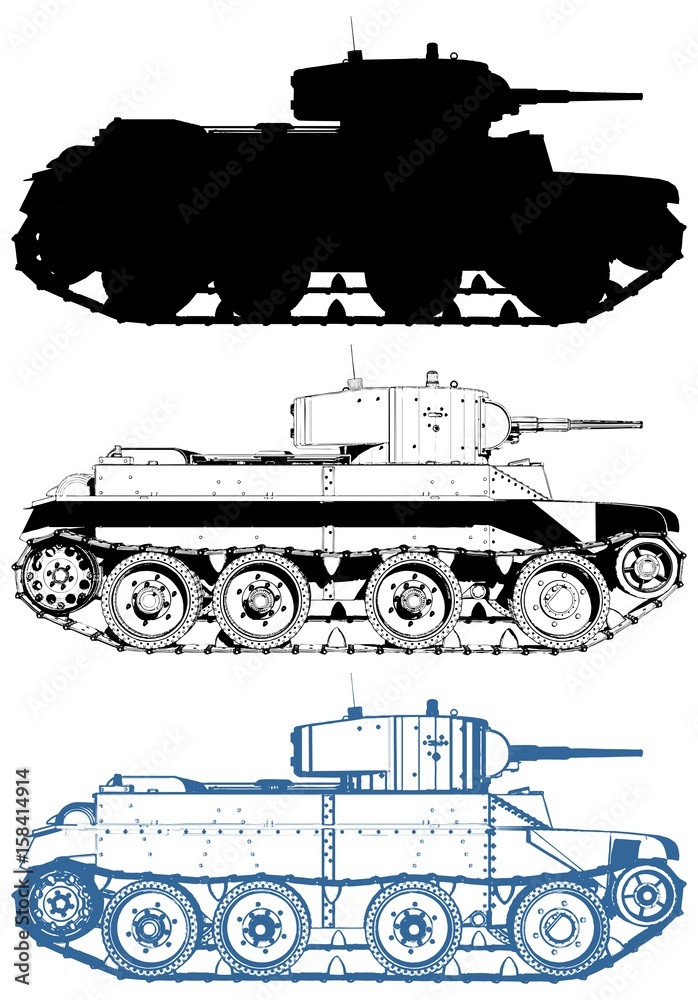 Military Tank Vector 