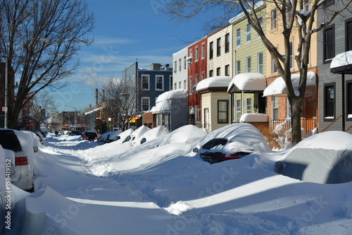 Photography Record Blizzard in New York City in 2016