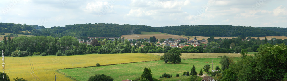 Panorama de la vallée de l'Andelle, Normandie