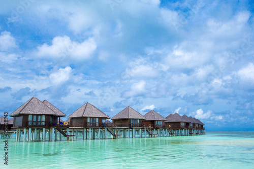 Fototapeta Naklejka Na Ścianę i Meble -   Maldives island with beach