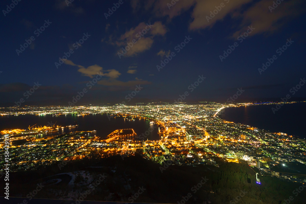 Obraz premium 【北海道】函館 100万ドルの夜景