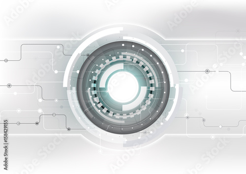 vector background abstract technology communication data Science