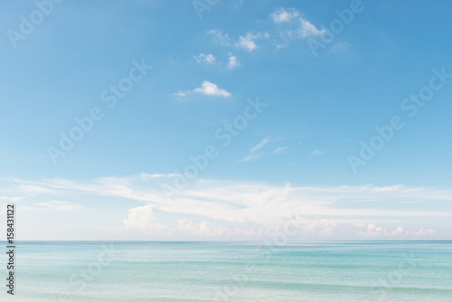 Sand beach blue sky
