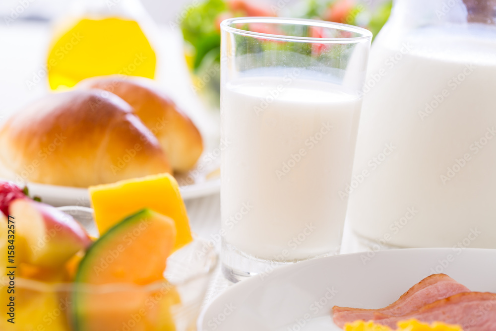 朝食~牛乳 朝食~牛乳