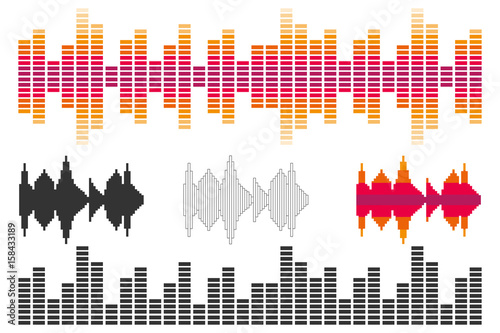 Amplitude of the sound