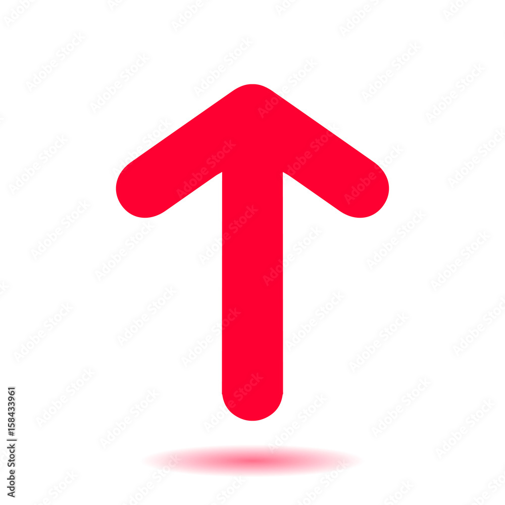 Arrow icon. Pointer direction for land navigation. Arrow icon. Pointer direction for land navigation.