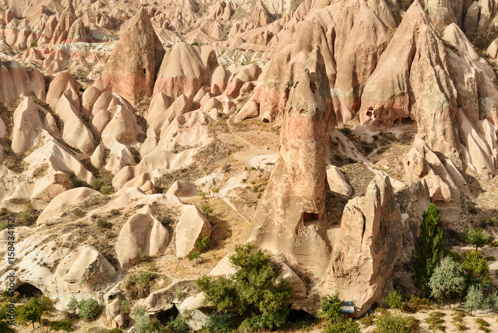 Red and Rose valley. Cappadocia. Turkey