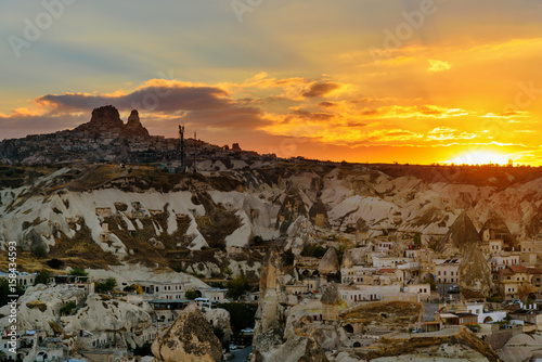 Sunset in Cappadocia. Turkey