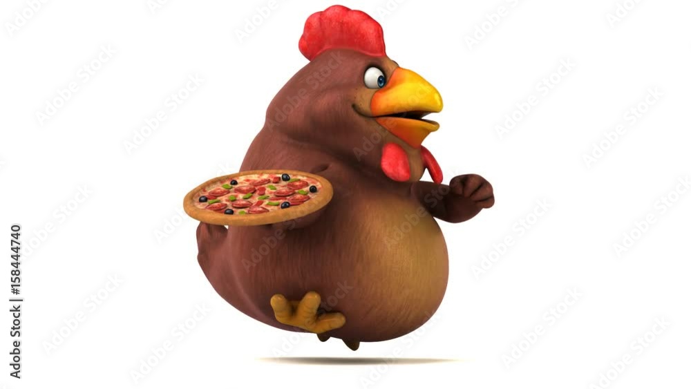 Fun chicken - 3D Animation Fun chicken - 3D Animation