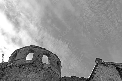 Wall of Medzhybizh castle, Ukraine. Medzhybizh Castle, built as a bulwark against Ottoman expansion in the 1540s photo