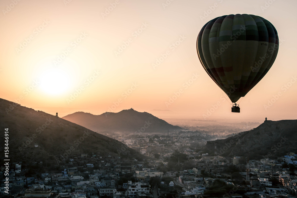 Hot Air Balloon Sunrise
