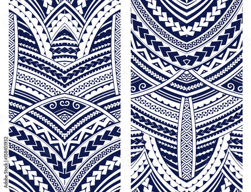 Maori style ornament set