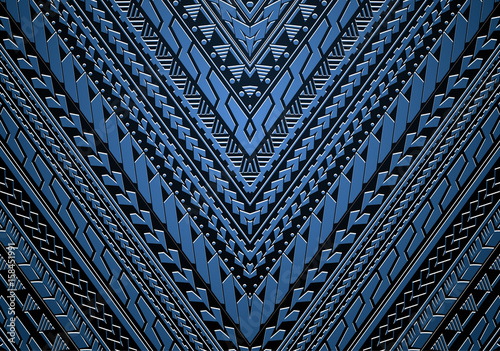 Maori and Samoa style ornament
