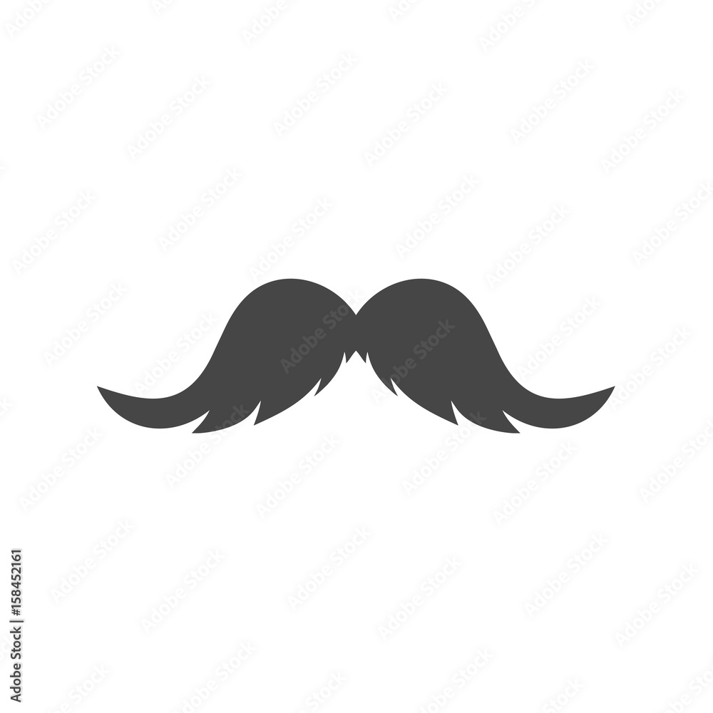 Hipster vector mustache - Illustration Hipster vector mustache - Illustration