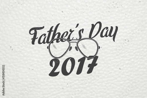 Happy Father's Day greeting. Detailed elements. Old retro vintage. Typographic labels, stickers, logos and badges.