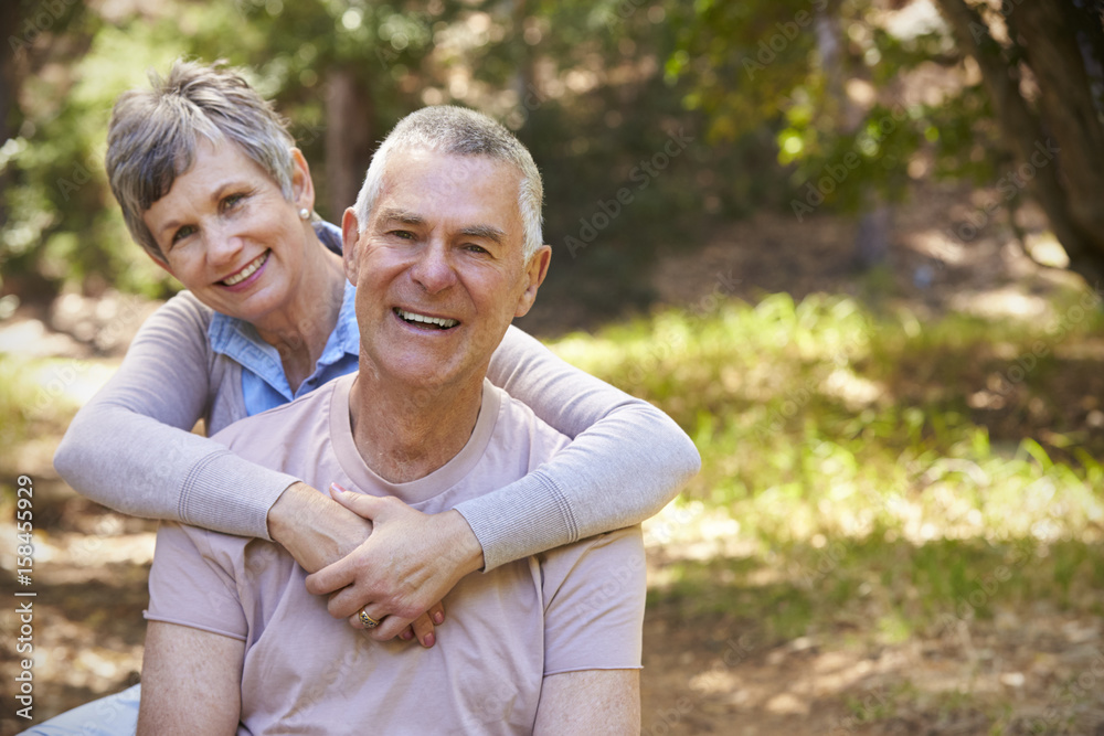 Portrait Of Loving Mature Couple In Countryside Together Portrait Of Loving Mature Couple In Countryside Together