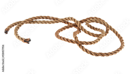 Rope isolated on white background