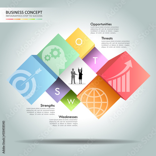 Design template business concept infographic template can be used for workflow layout, diagram, number options, timeline or milestones project.