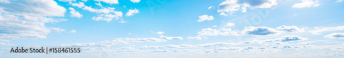Sky clouds summer panorama