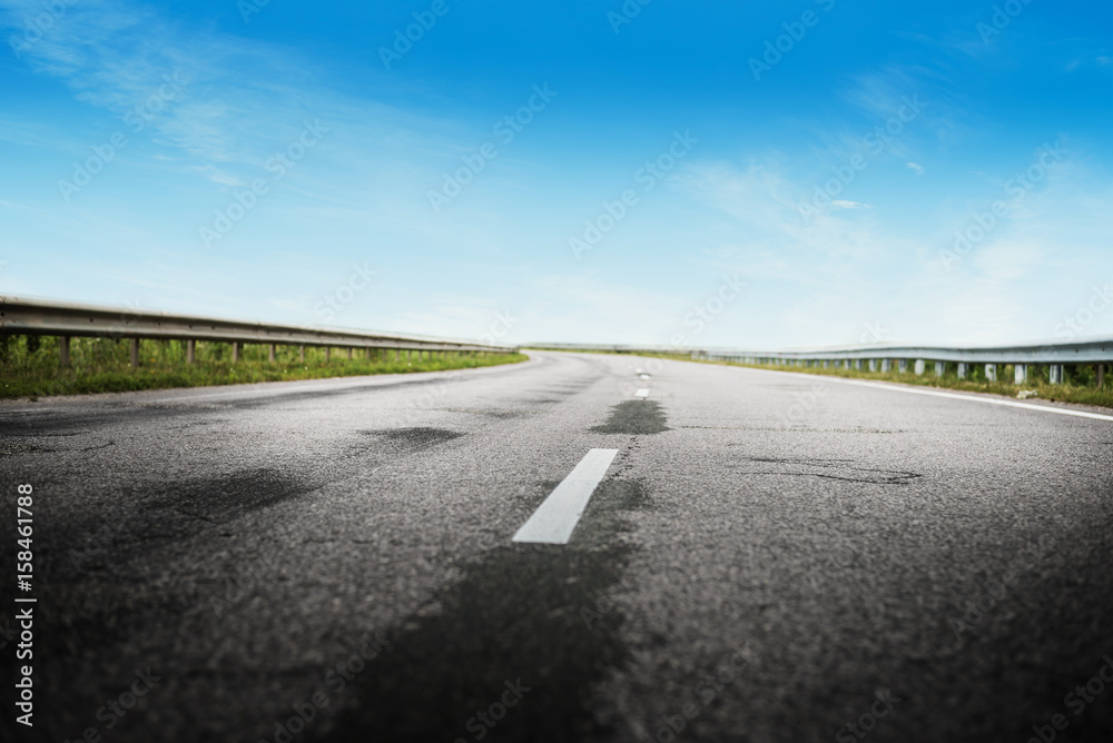 Fototapeta premium Road way forward direction