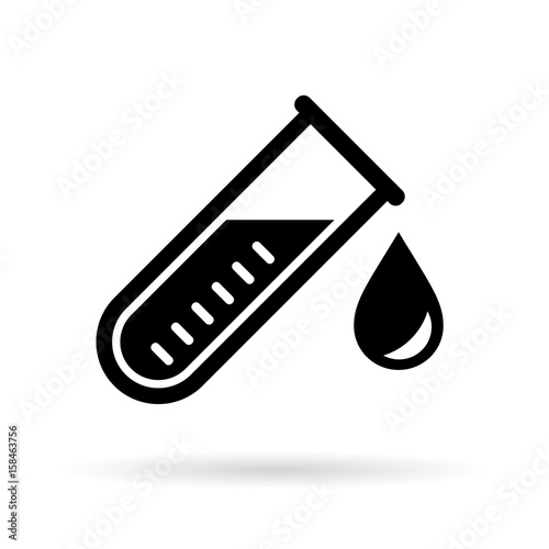 Lab flask vector icon
