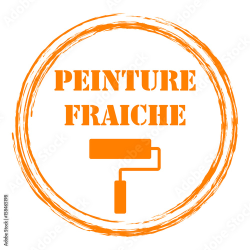 Logo peinture fraîche.