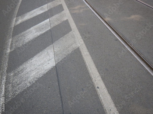 white line on an asphalted road