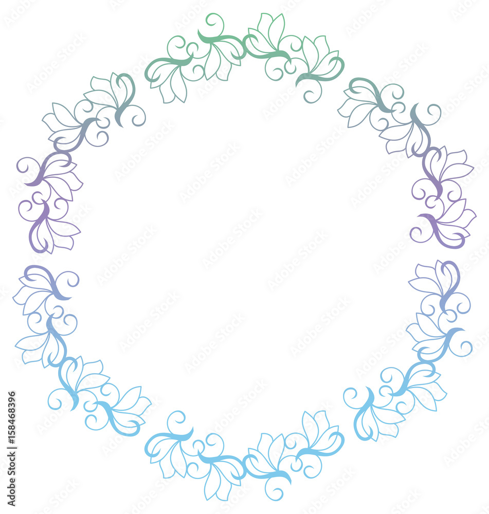 Abstract frame with gradient filled. Raster clip art. Abstract frame with gradient filled. Raster clip art.