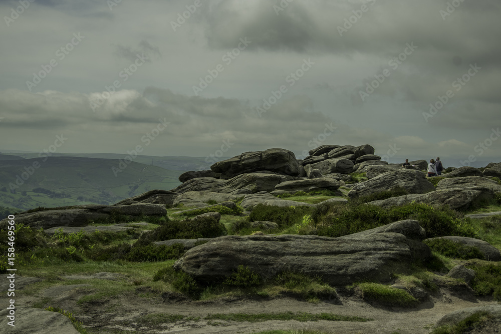GŁAZY, PEAK DISTRICT, WIELKA BRYTANIA
