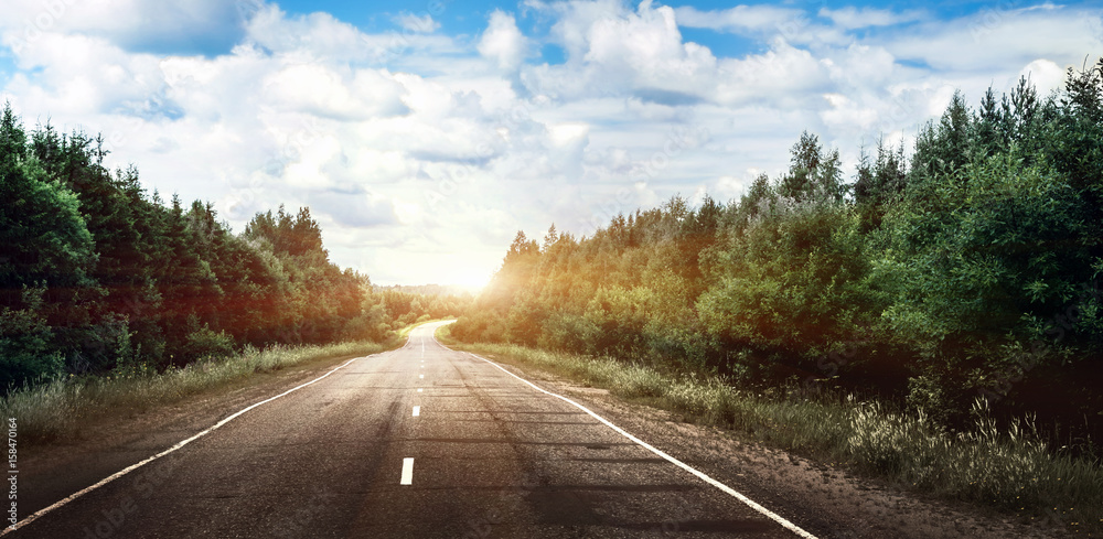 Fotografie Rural road landscape