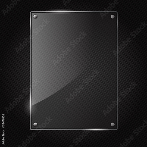 illustration of glass or plastic transparent panel on speaker grill textu