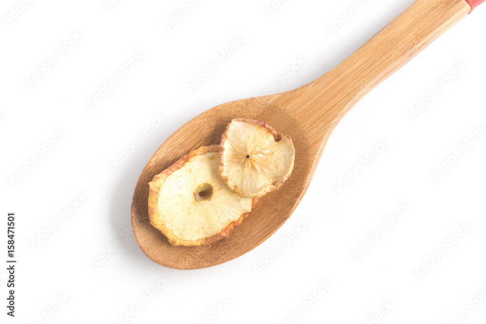 Fototapeta premium Dried Apple into a spoon