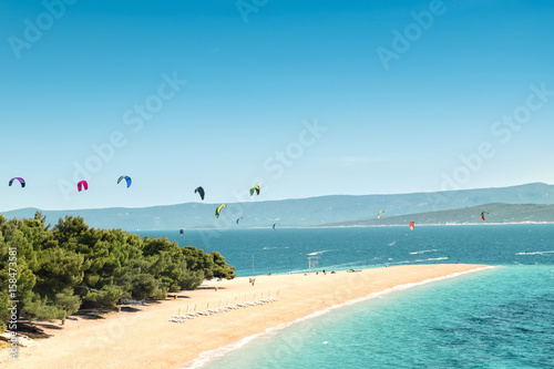 Croatia golden horn kitesurfing
